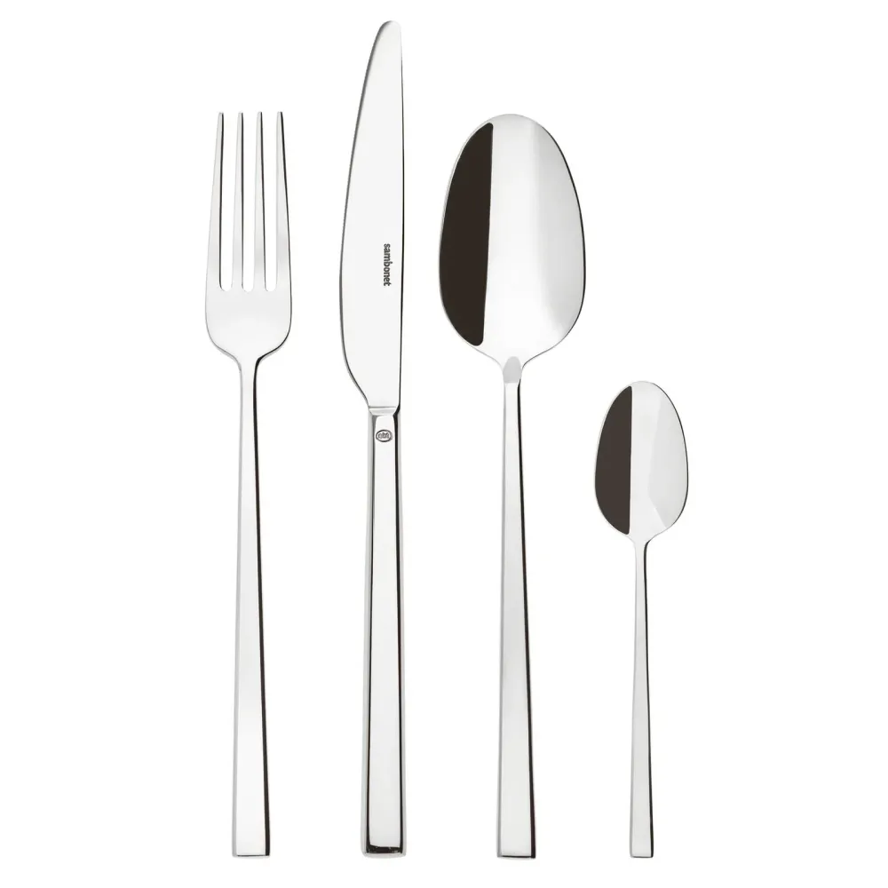 Sambonet - Rock mirror steel 24-delig bestek