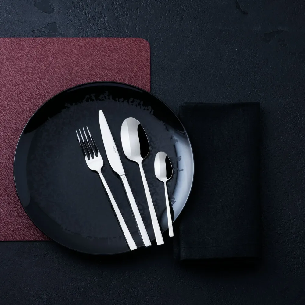 Sambonet - Rock mirror steel 24-delig bestek