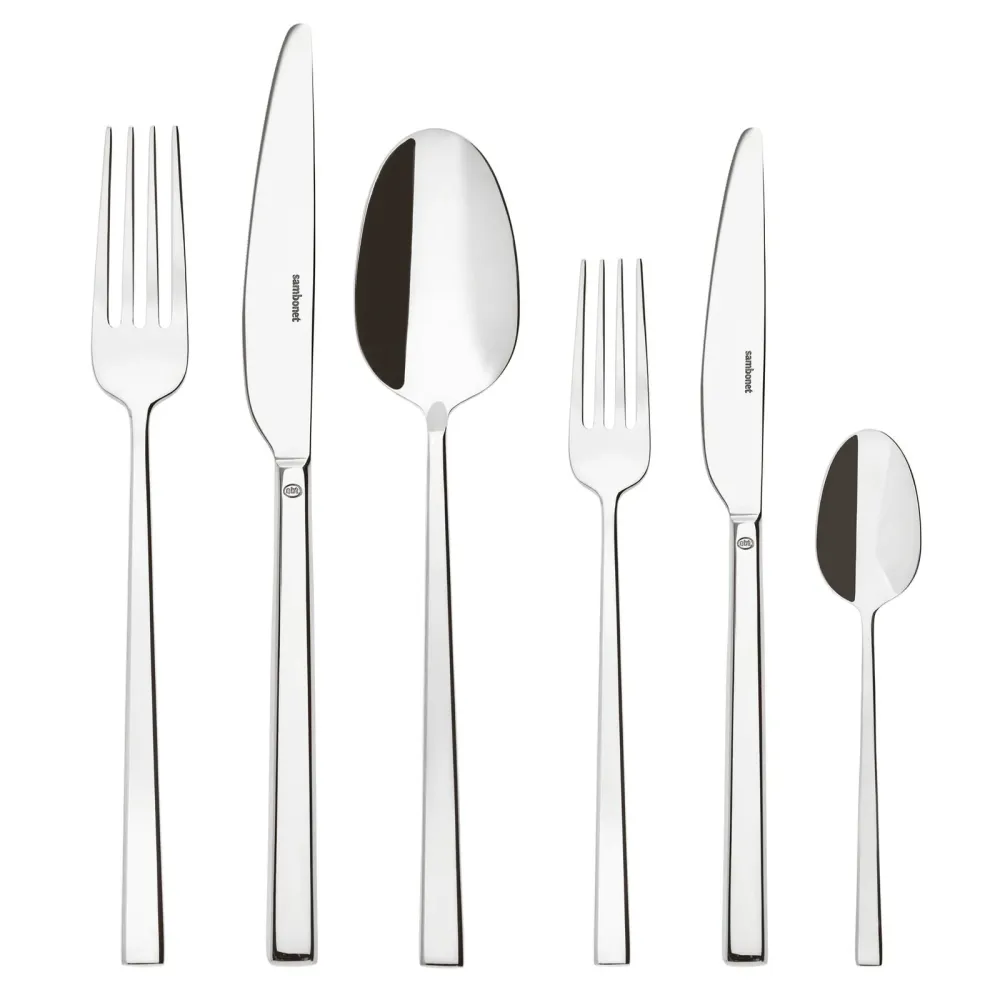 Sambonet - Rock mirror steel 36-delig bestek