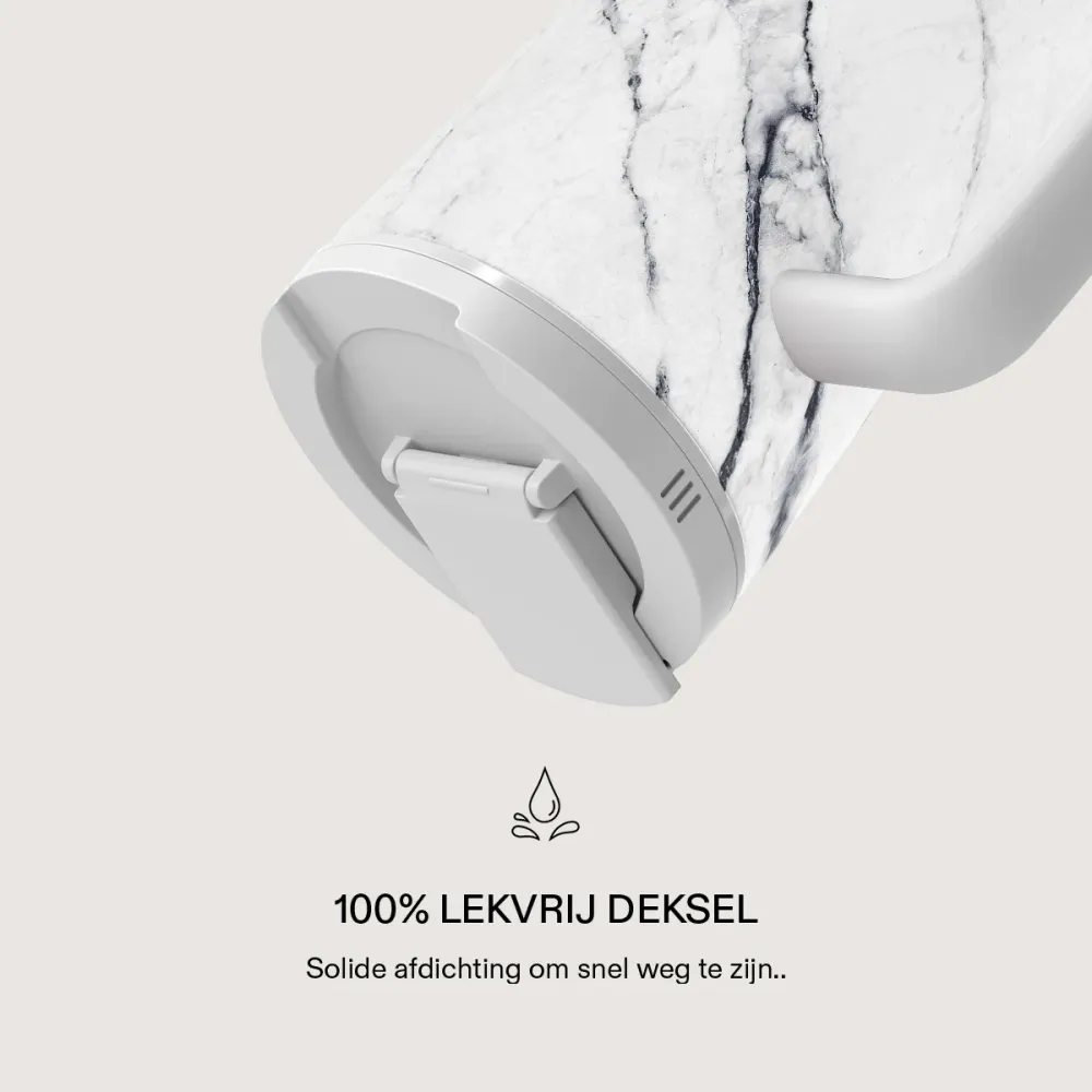 Satin White - EasyGrip reisbeker