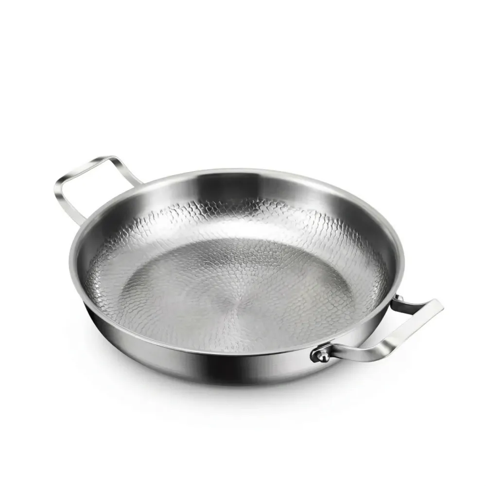 Sautépan Tweegreeps Roestvrij Staal | Kitchen4You