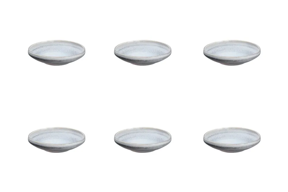 Schaaltje STONE Ø11,5cm - 6 stuks - Maan grijs