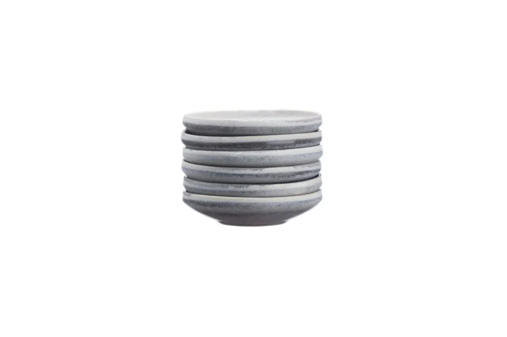 Schaaltje STONE Ø11,5cm - 6 stuks - Maan grijs