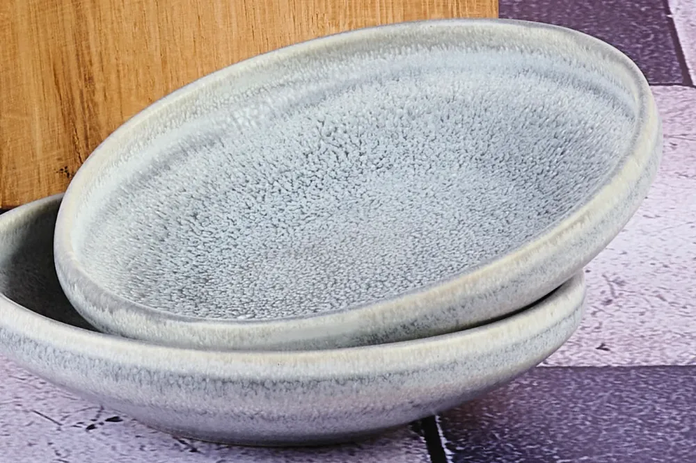 Schaaltje STONE Ø11,5cm - 6 stuks - Maan grijs