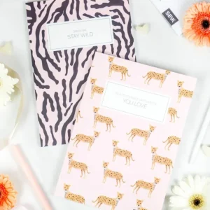Notitieboekjes zebra & cheeta SEIK