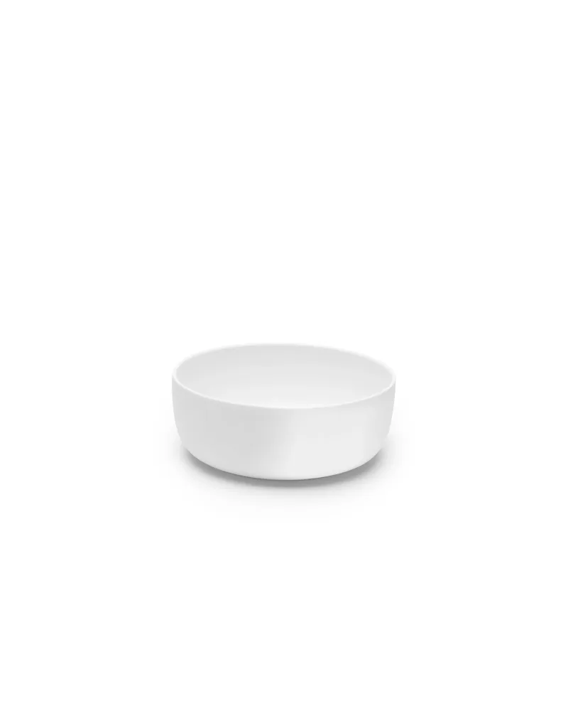 Base Low Bowl M White L 16 W 16 H 6 cm 4/Box Serax