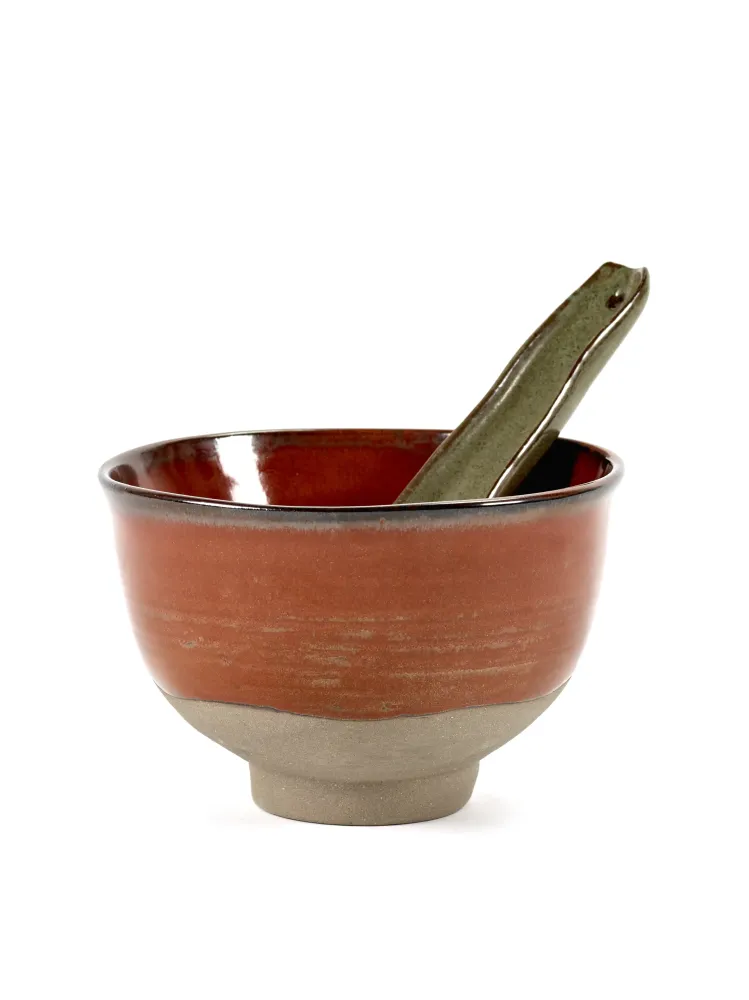 Bowl N°2 M Red Mealx3 8/box Serax