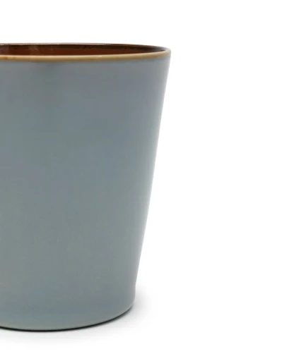 Serax - Anita Le Grelle - CONISCHE BEKER M SMOKY BLUE/RUST