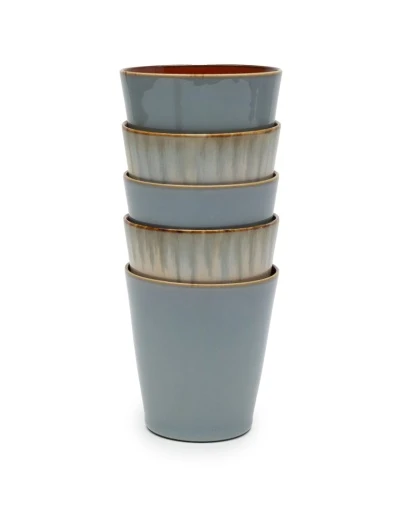 Serax - Anita Le Grelle - CONISCHE BEKER M SMOKY BLUE/RUST
