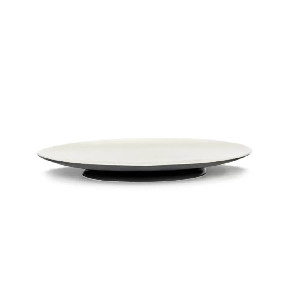 Serax Collectie Ann Demeulemeester Black/Off-White Bord D24 cm