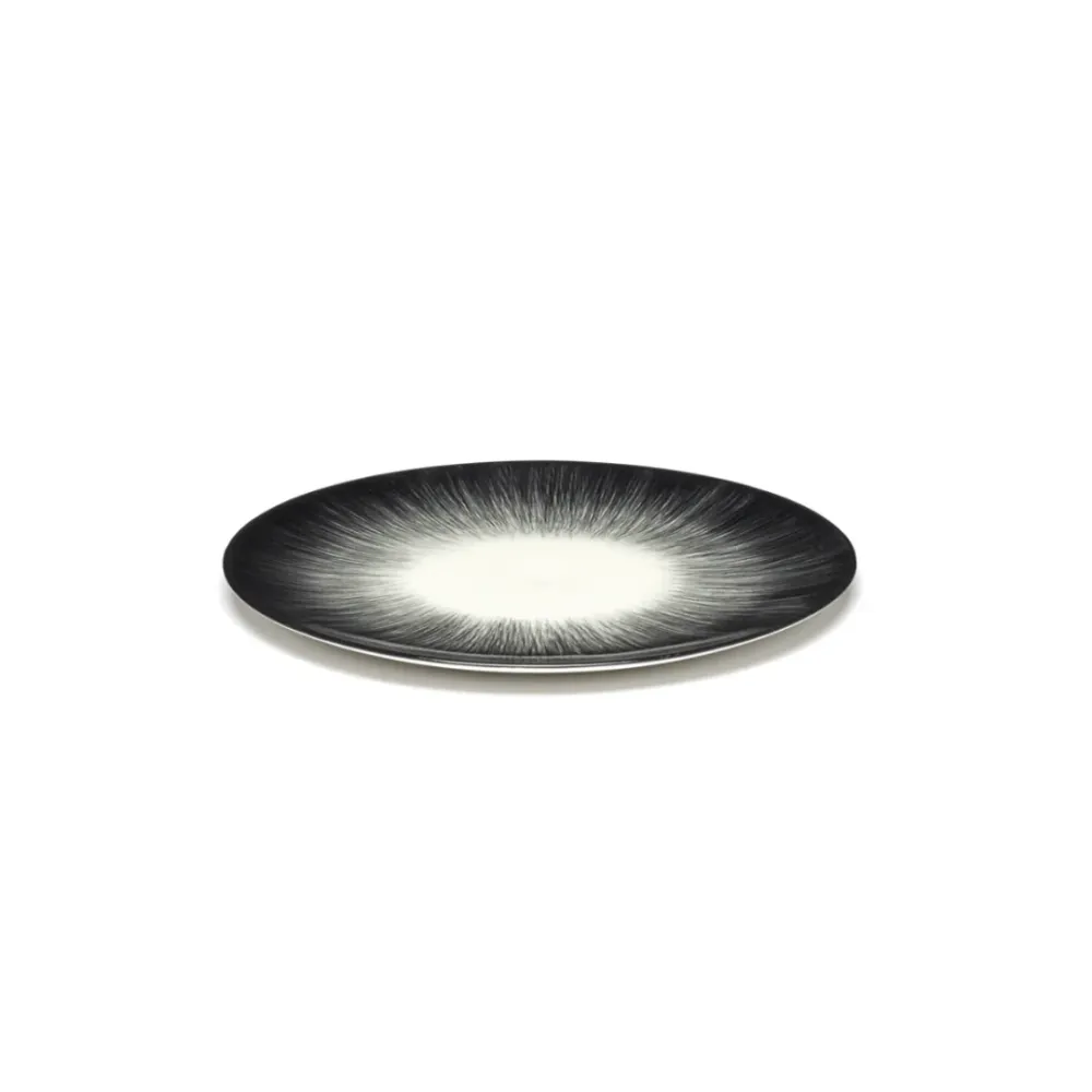 Serax Collectie Ann Demeulemeester Off-White/Black Bord Var.5 D17 cm