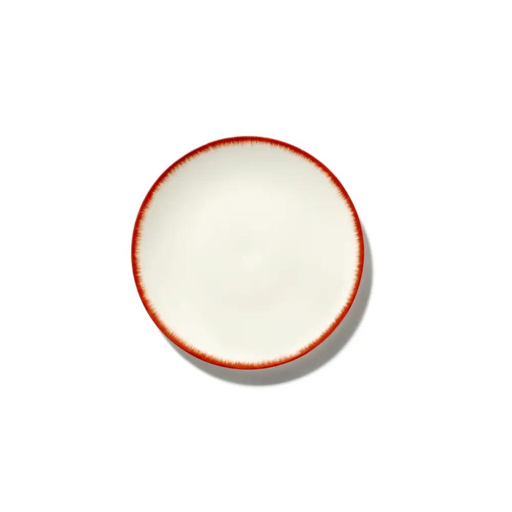 Serax Collectie Ann Demeulemeester Off-White/Red Bord Var.2 D14 cm