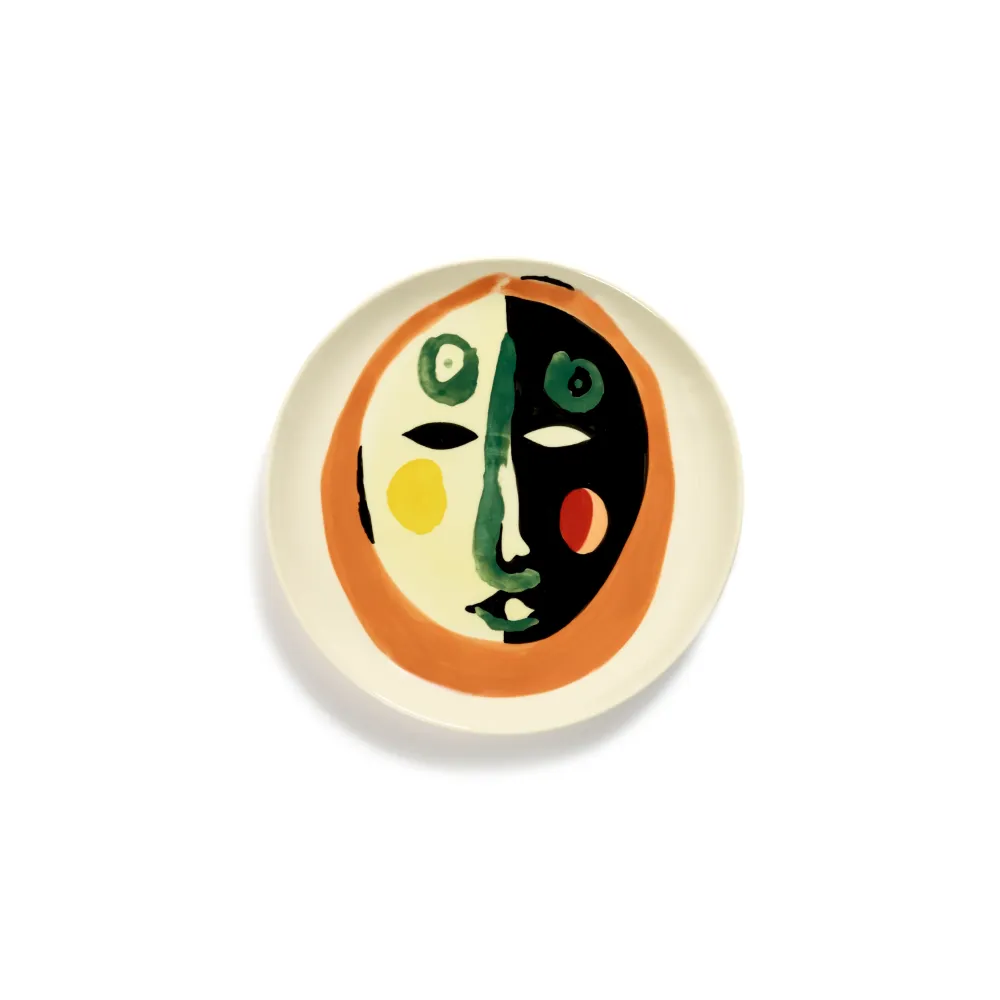 Serax Feast Collectie Ottolenghi Face 1 Bord M l22,5 x b22,5 x h2 cm