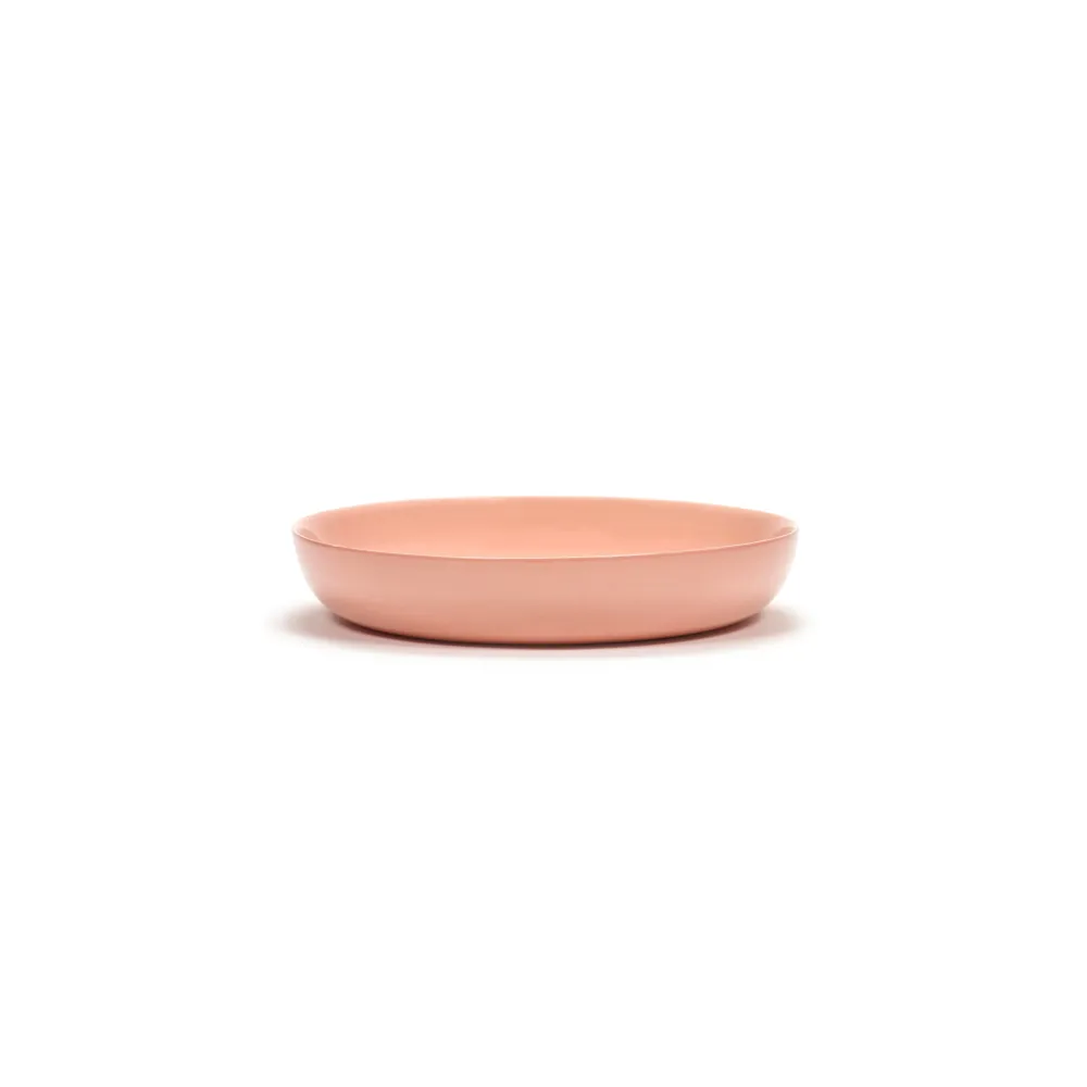 Serax Feast Collectie Ottolenghi Hoog Delicious Pink Paprika Blauw Bord l22 x b22 x h4 cm