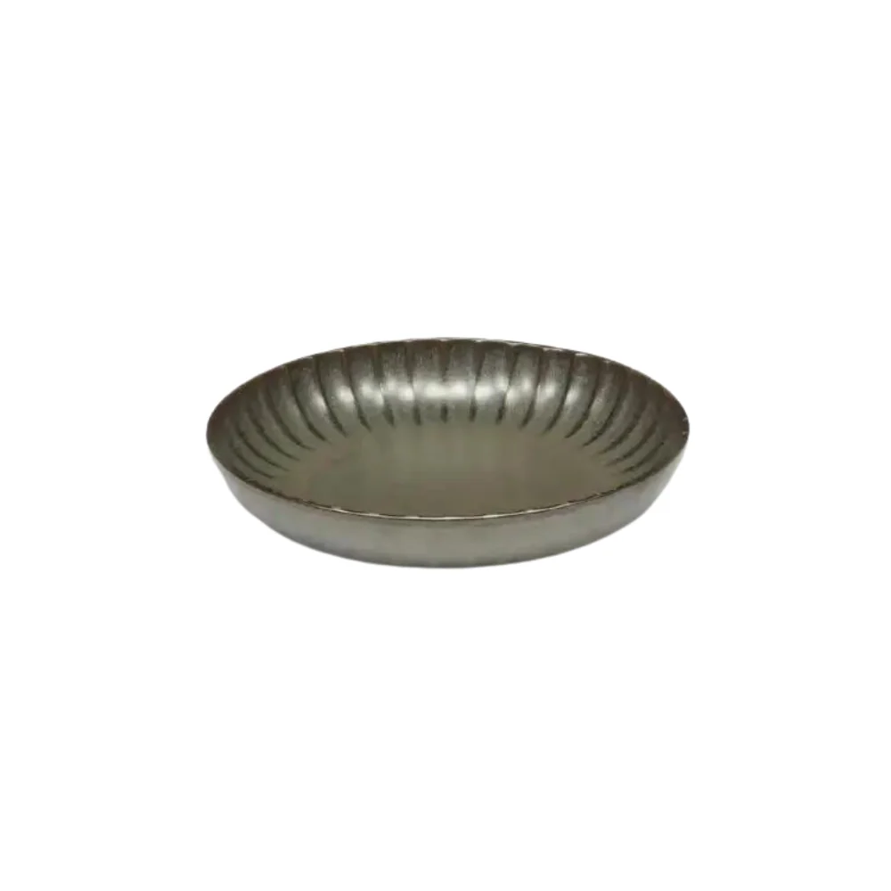 Serax Inku Collectie Sergio Herman Hoog Groen Bord M l23 x b23 x h4,5 cm