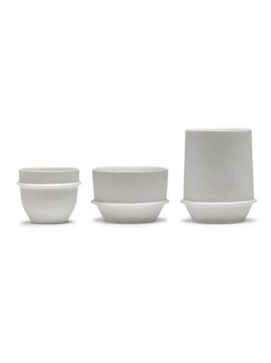 Serax - Kelly Wearstler - BEKER ALABASTER DUNE - Set van 2