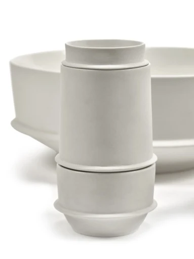 Serax - Kelly Wearstler - BEKER ALABASTER DUNE - Set van 2