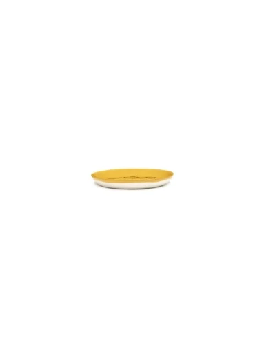Serax - Ottolenghi - BORD XS GEEL DOTS ZWART FEAST - Set van 4