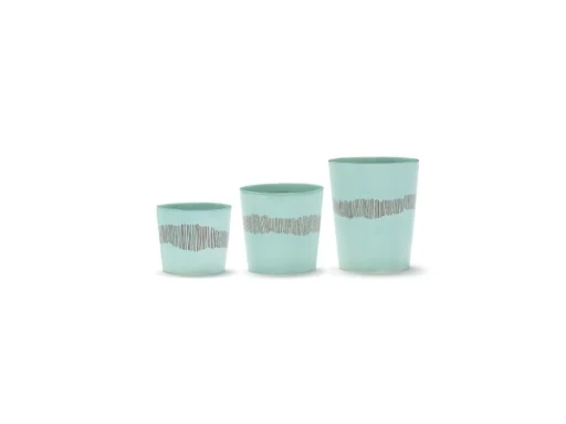 Serax - Ottolenghi - ESPRESSOKOPJE AZUUR ROOD FEAST - Set van 4
