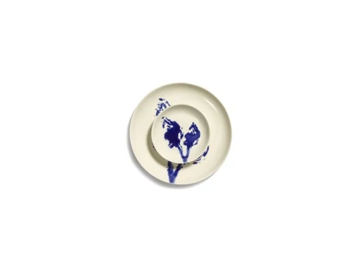 Serax - Ottolenghi - SCHOTEL S WIT ARTISJOK BLAUW FEAST - Set van 4