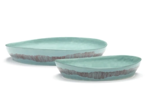 Serax - Ottolenghi - SERVEERKOM S AZUUR STRIPES ROOD FEAST