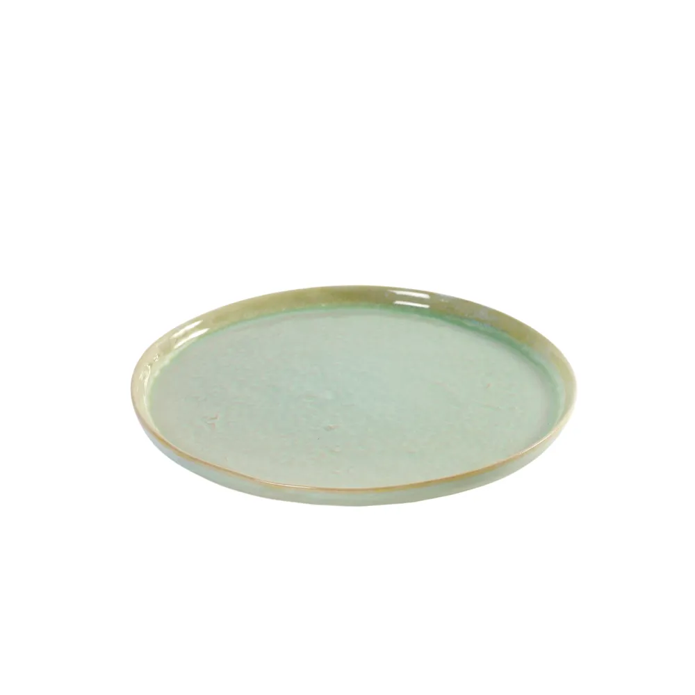 Serax Pure Collectie Pascale Naessens Aquagroen Bord S l21,7 x b21,7 x h1,3 cm