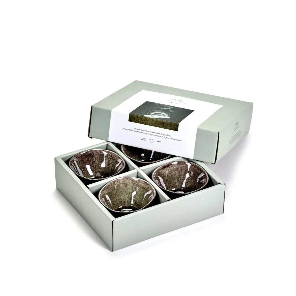 Serax Pure Collectie Pascale Naessens Grijs Kommetje S l7,6 x b7,6 x h4,5 cm