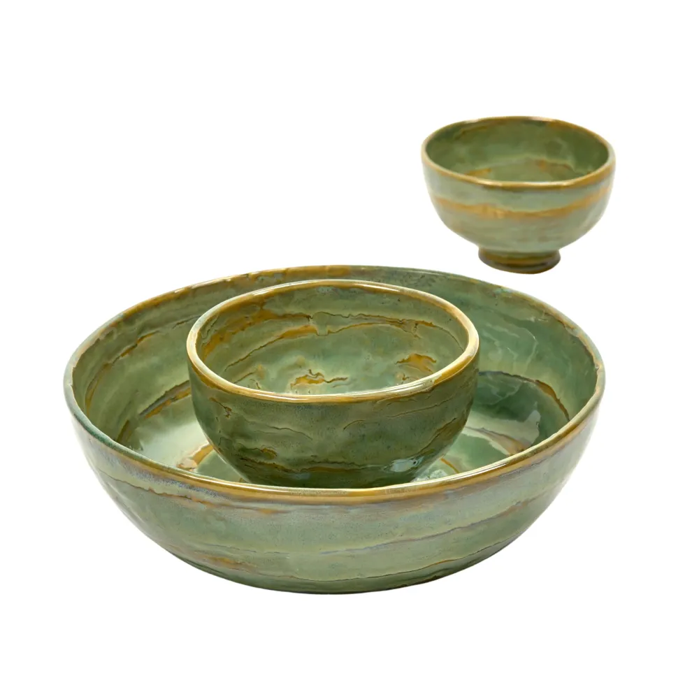 Serax Pure Collectie Pascale Naessens Zeegroen Kommetje XXS l9 x b9 x h5 cm