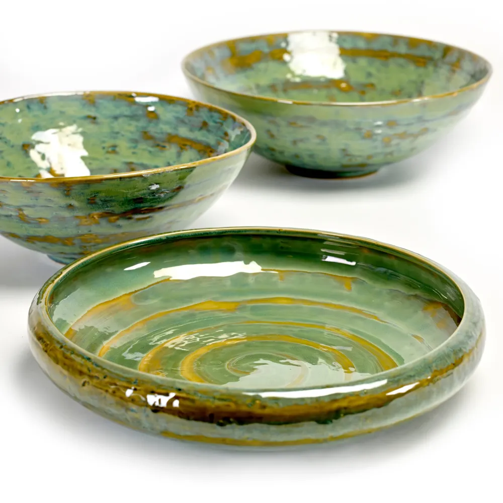 Serax Pure Collectie Pascale Naessens Zeegroen Kommetje S l14,5 x b14,5 x h7,3 cm