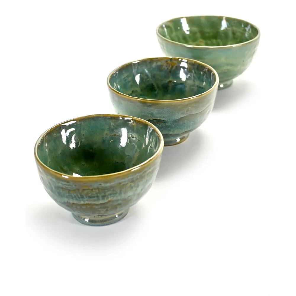 Serax Pure Collectie Pascale Naessens Zeegroen Kommetje S l14,5 x b14,5 x h7,3 cm