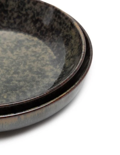 Serax - Sergio Herman - DIEP BORD M INDI GREY SURFACE - Set van 4
