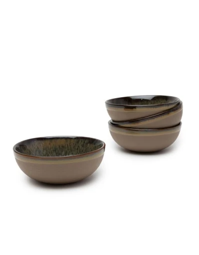 Serax - Sergio Herman - KOM S INDI GREY SURFACE - Set van 4