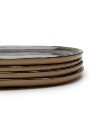 Serax - Sergio Herman - TAPASBORD L INDI GREY SURFACE - Set van 4