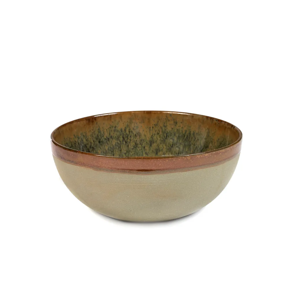 Serax Surface Collectie Sergio Herman Indi Grey Kommetje M l19 x b19 x h8 cm