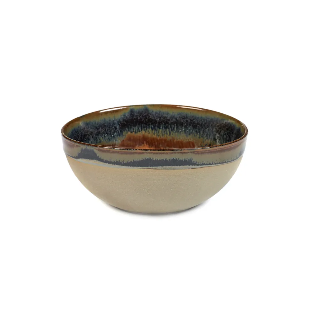 Serax Surface Collectie Sergio Herman Rusty Brown Kommetje S l15 x b15 x h6,5 cm