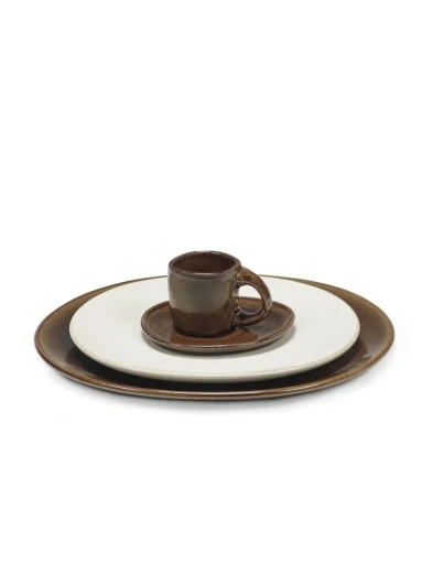 Serax - Uncharted - ESPRESSOKOP OKER OUT LINES - Set van 2