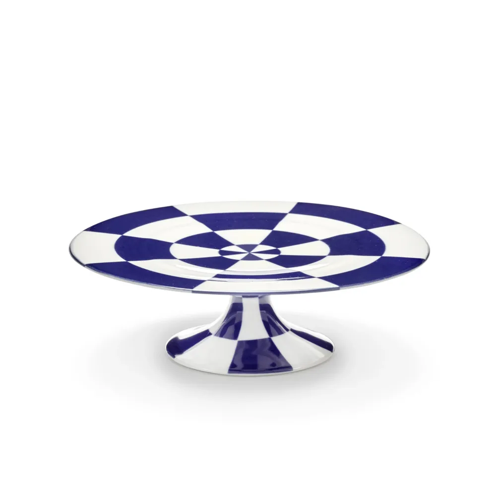 Serax Wouters & Hendrix Fête Des Bêtes Taartschaal Blauw Wit