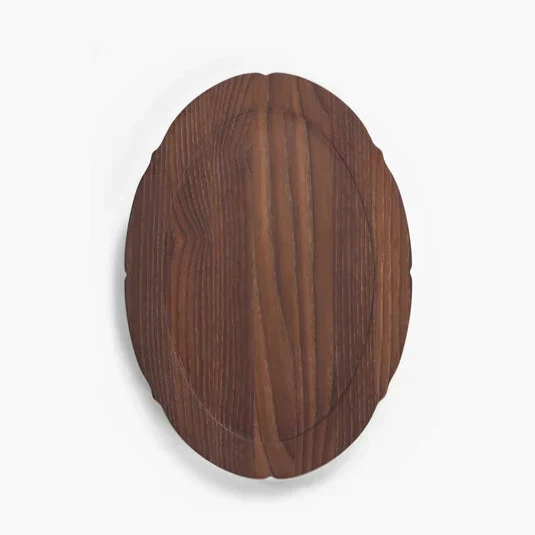 Silhouette Tray Oval Dark Brown 2/Box Serax