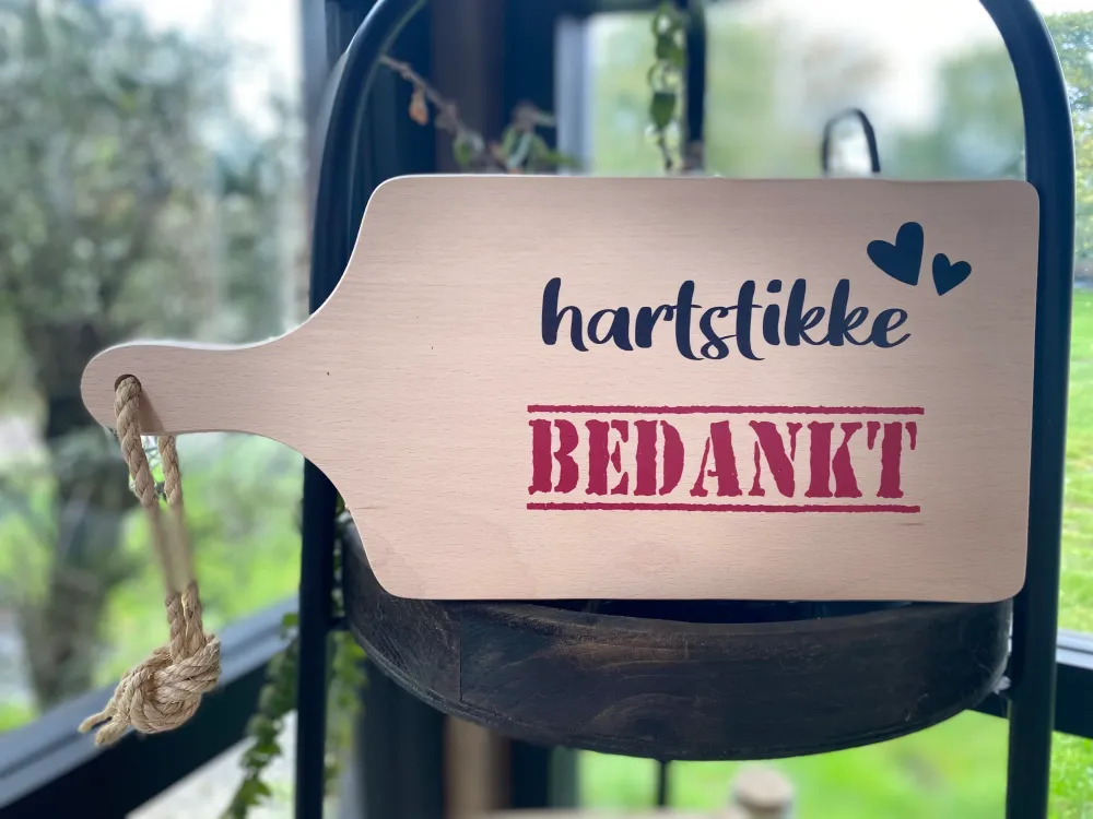 Serveerplankje 35 cm Hartikke Bedankt