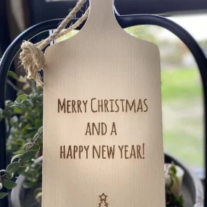 Serveerplankje 35 cm Merry Christmas