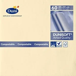 Servet airlaid cream 40x40 720 st. 117278 -