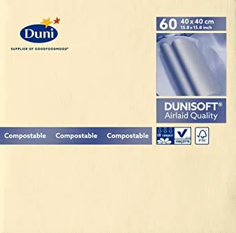 Servet airlaid cream 40x40 720 st. 117278 -