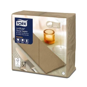 Servet Tork LinStyle 8-vouw bisquit 600st. 478167