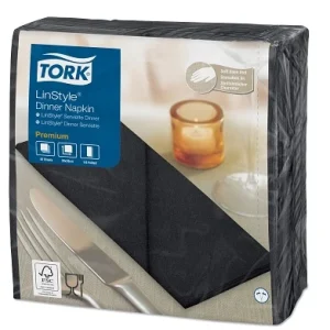 Servet Tork LinStyle 8-vouw zwart 600 st. 478151