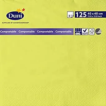 Servetten D40/3 kiwi 1000 st. 149077 -