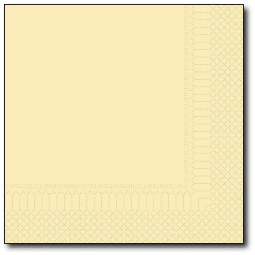 Servetten N25/2 creme 1800 st. -