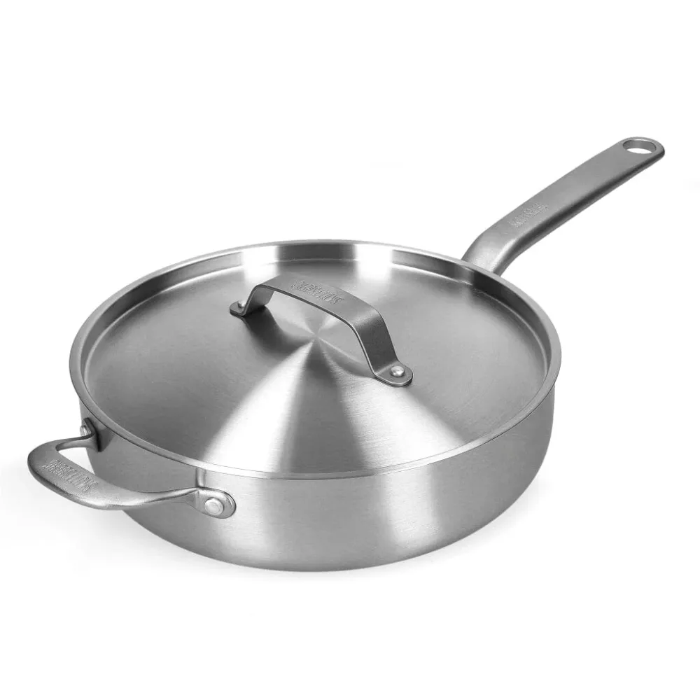 Skottsberg - Stainless Steel Hapjespan 28 cm met deksel