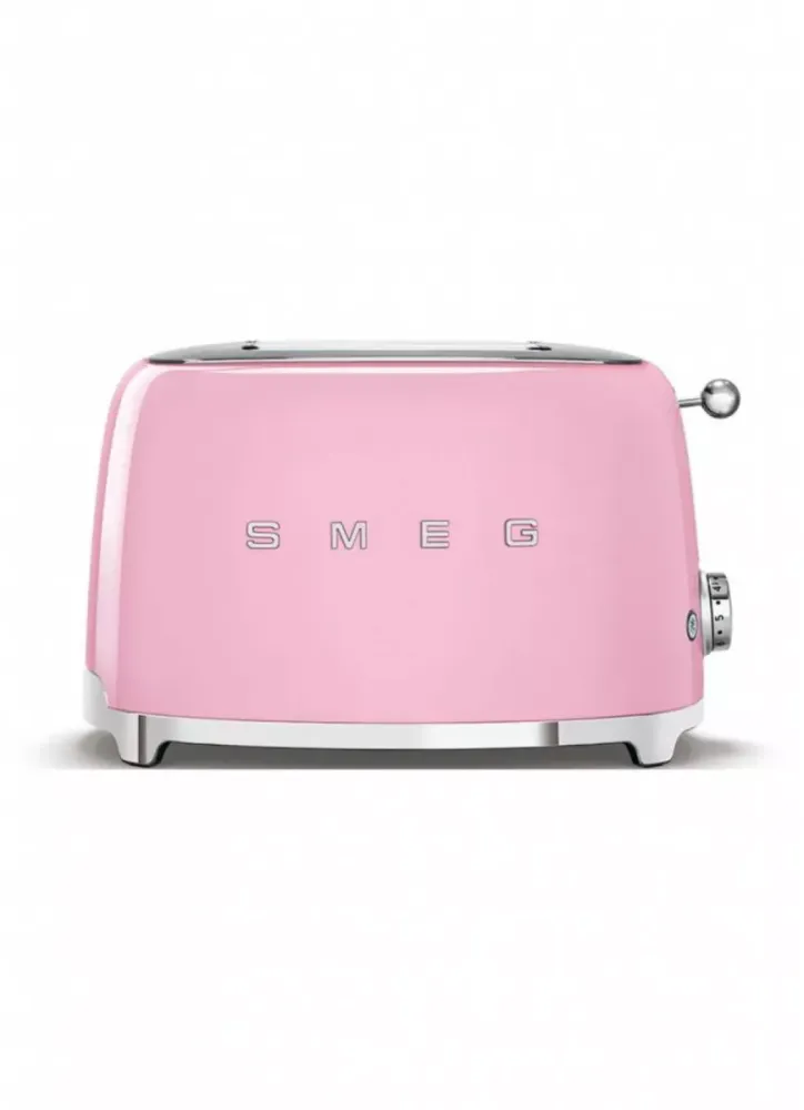 Broodrooster 2x2 Roze Smeg