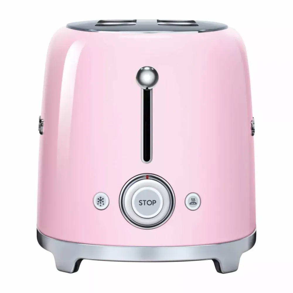 Broodrooster 2x2 Roze Smeg
