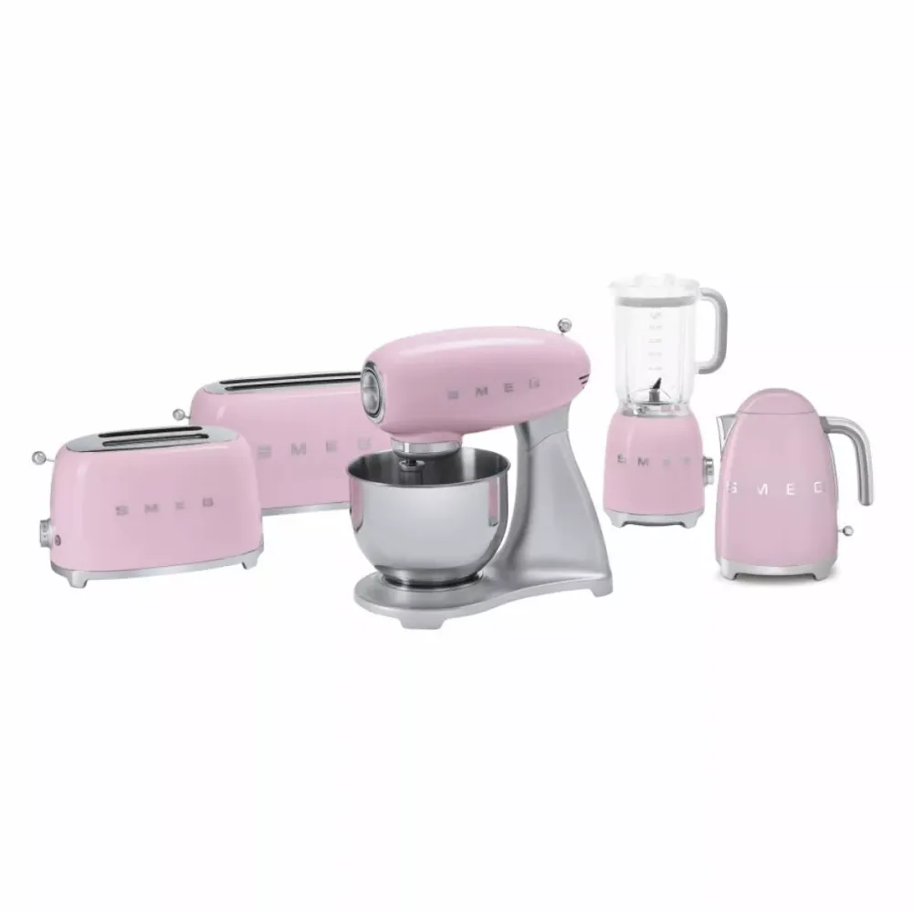 Broodrooster 2x2 Roze Smeg